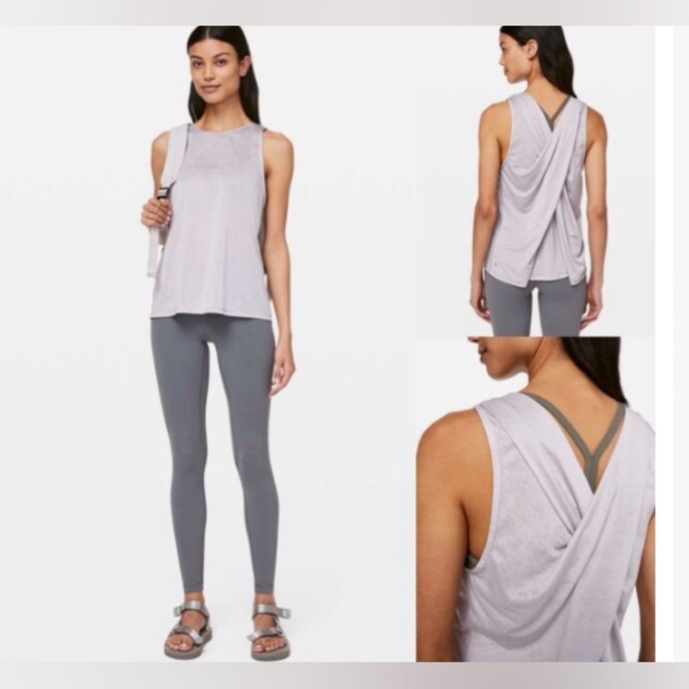 Lululemon Soul Stride Tank, black | size 12 - Picture 5 of 6